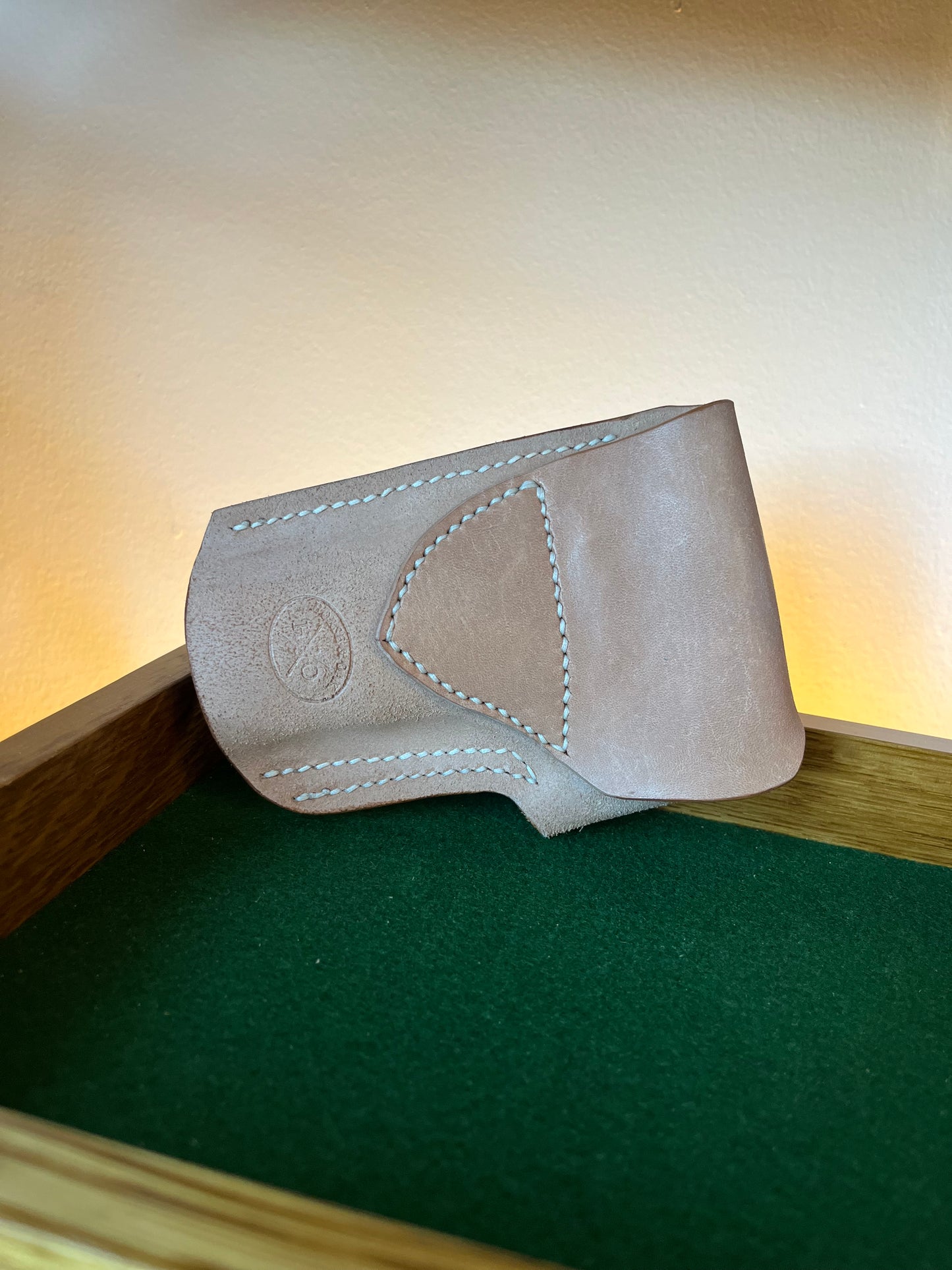 1911 Rhodesian Roughout Horsehide Holster Commander
