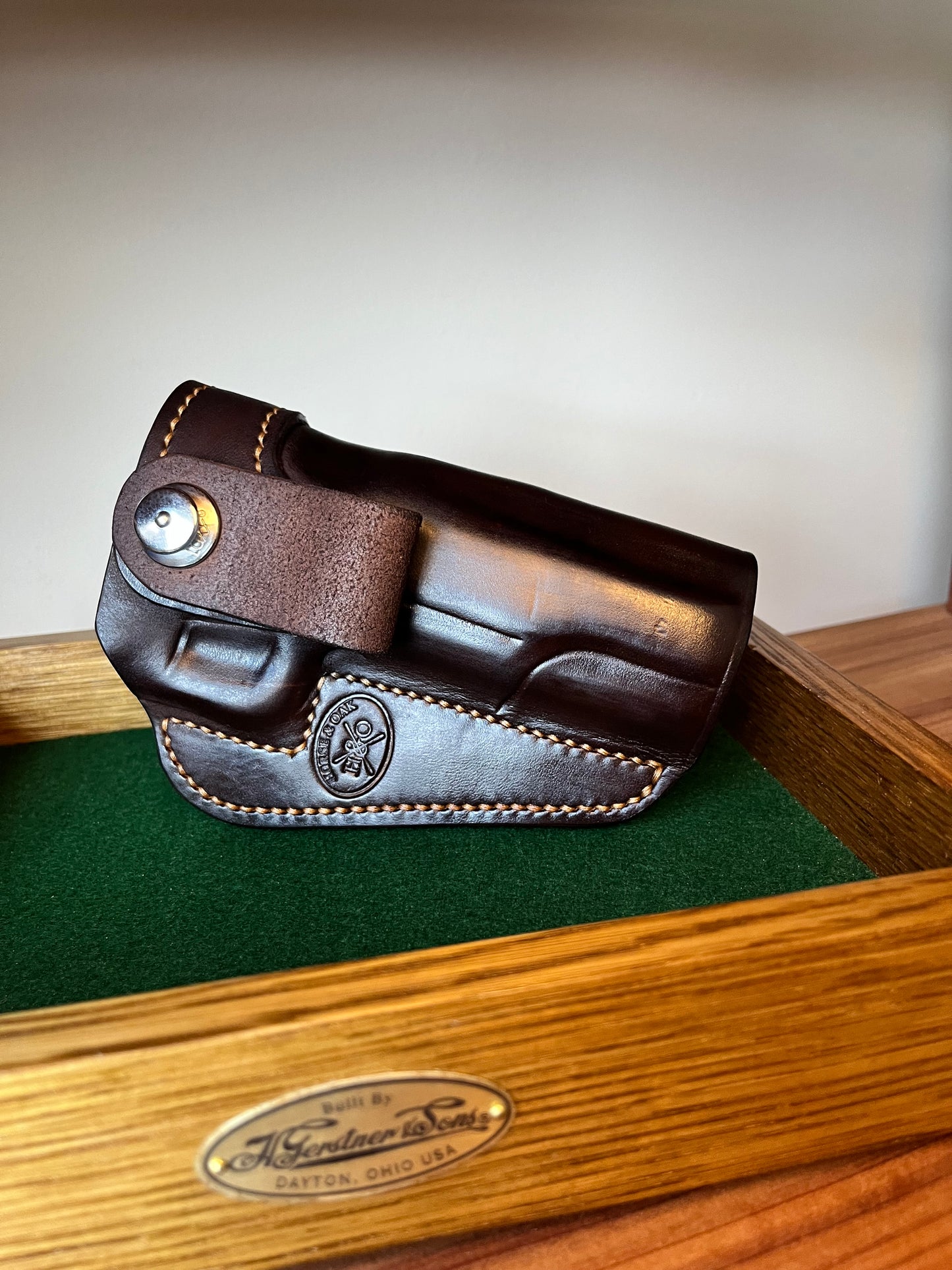 1911 Limited Edition Horsehide IWB Holster Square Guard