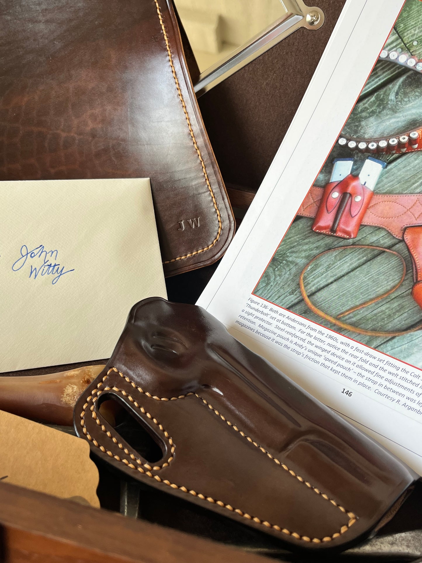 Leather Package for John Witty Large Leather Surface | Horse & Oak Field Holster