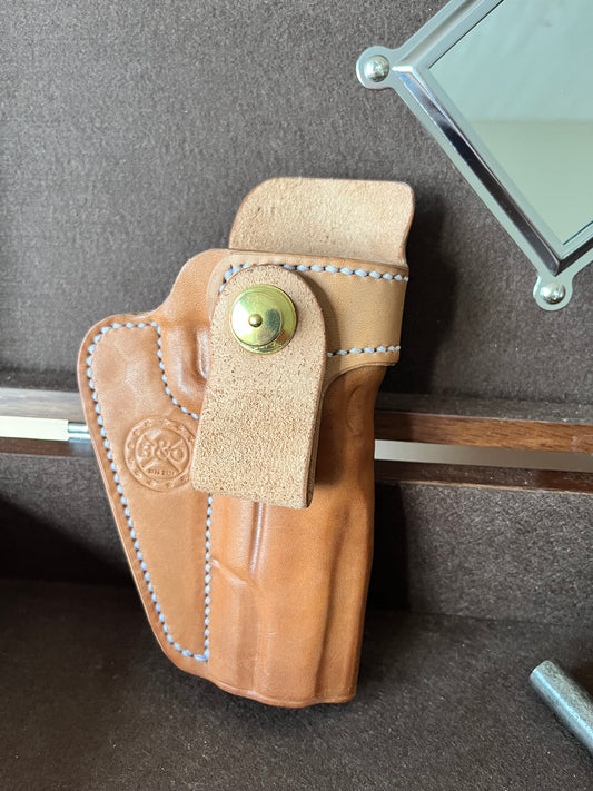 1911 Limited Edition Horsehide IWB Holster with 1” Sweat Guard