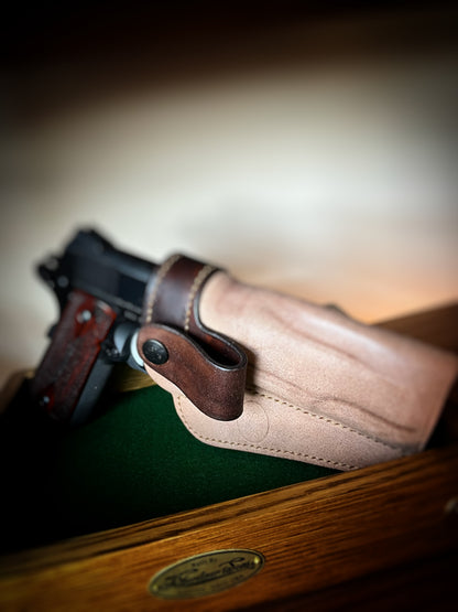 1911 Two-Tone Horsehide IWB Holster with Black Snap