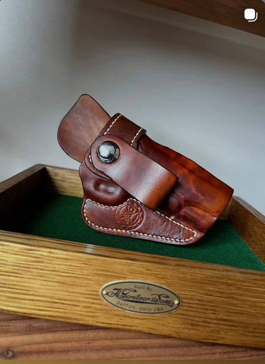 1911 Limited Edition Horsehide IWB Holster with 2” Sweat Guard Commander