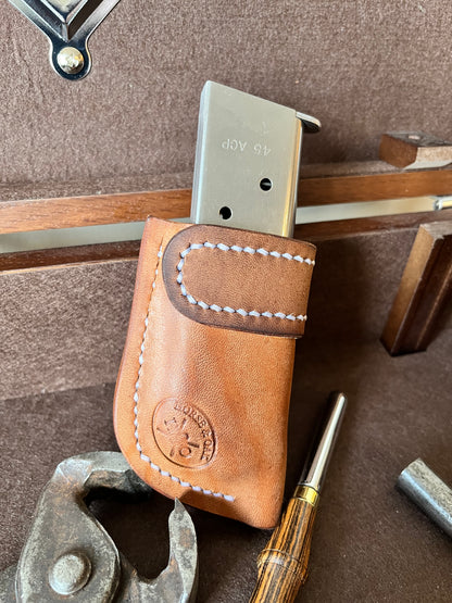 NEW Single Magazine IWB Pouch POLISHED BRASS