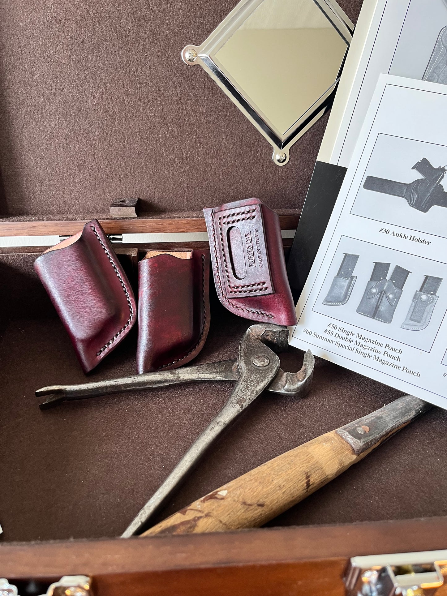 Single Magazine OWB Pouch Cordovan