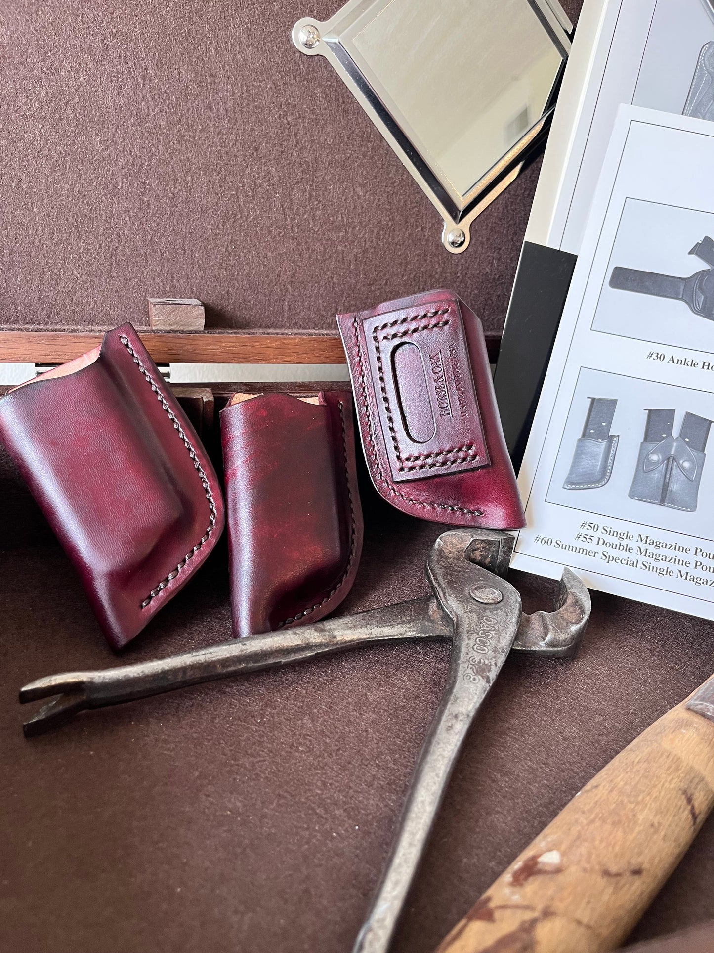Single Magazine OWB Pouch Cordovan