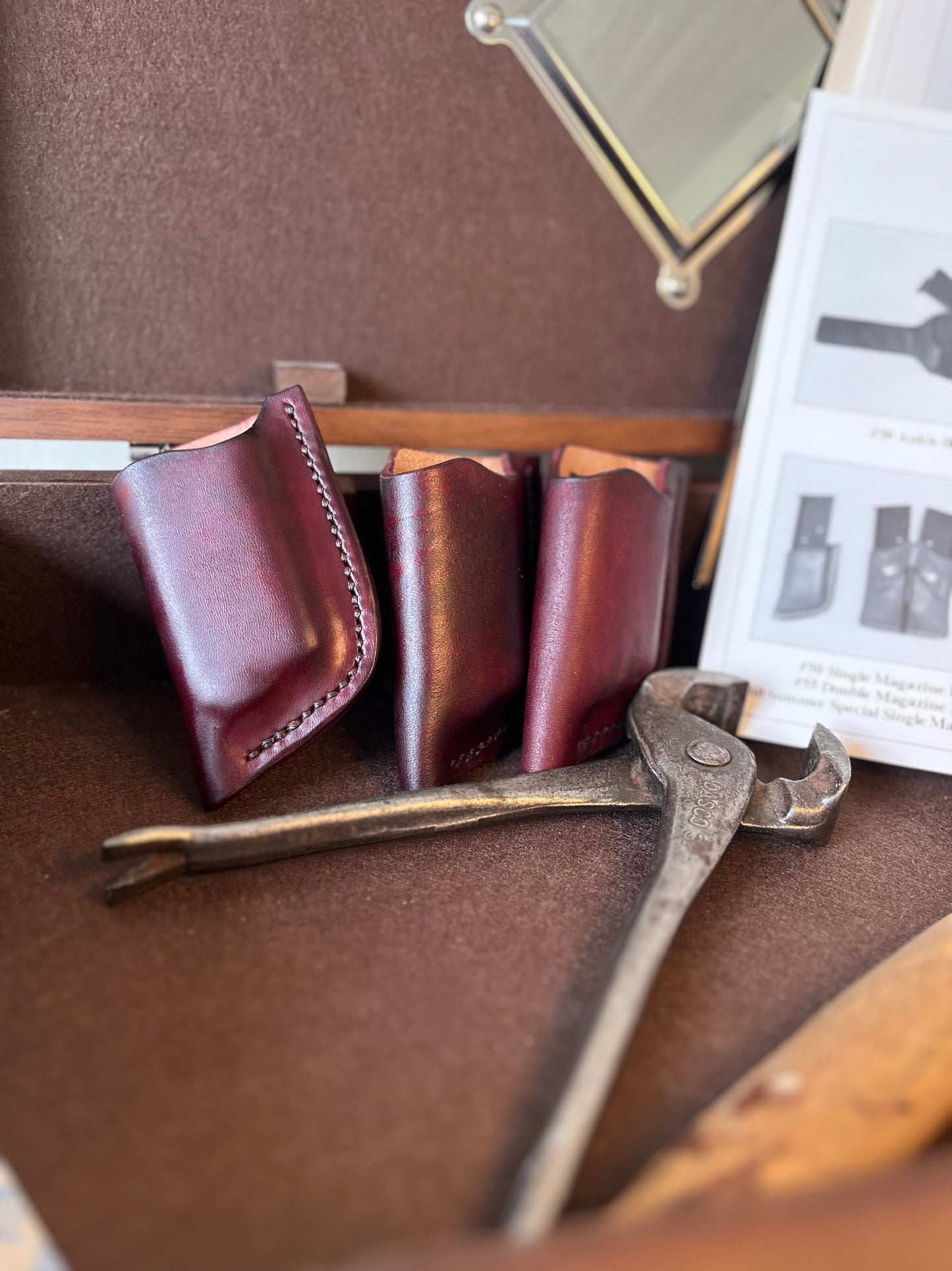 Single Magazine OWB Pouch Cordovan