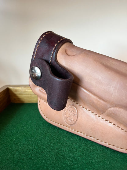 1911 Two-Tone Horsehide IWB Holster with Stainless Snap