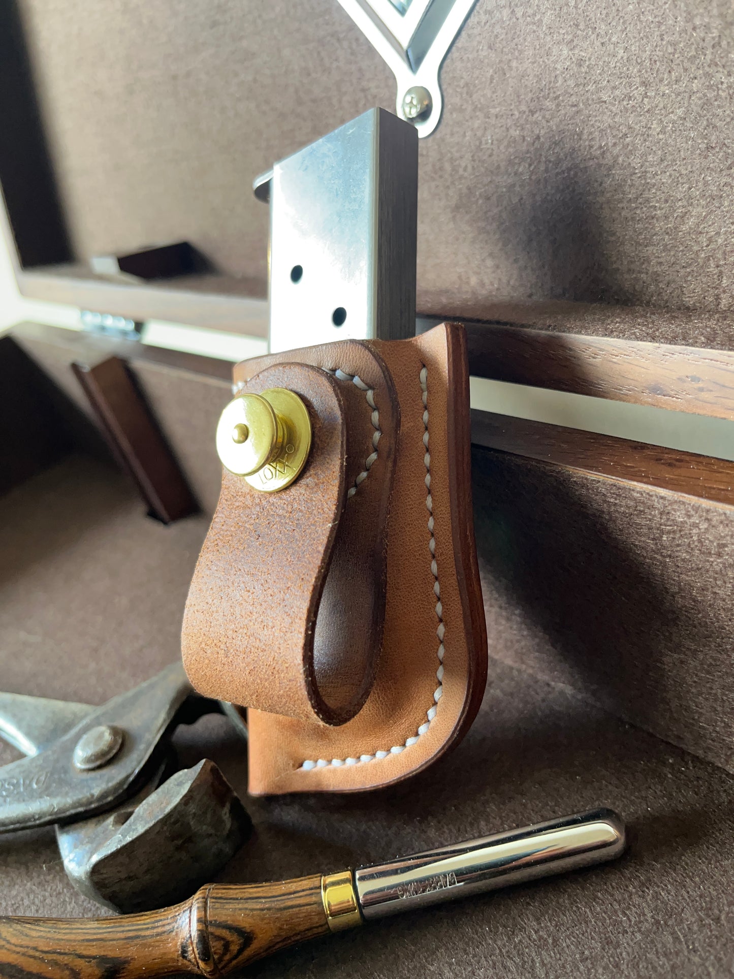 NEW Single Magazine IWB Pouch POLISHED BRASS